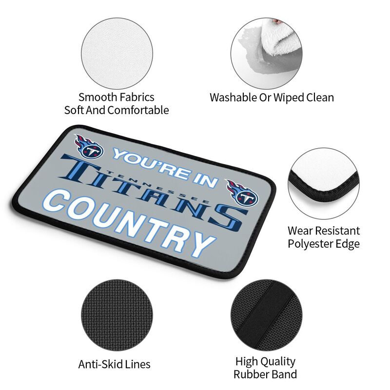 Tennessee Titans Printed car armrest box pad elbow support pad