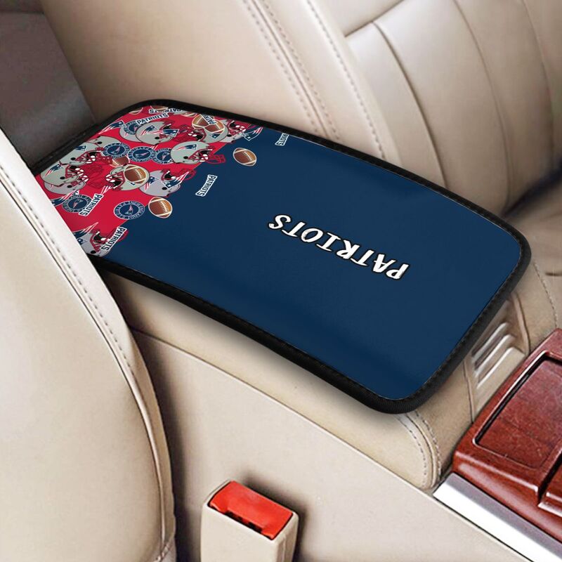 New England Patriots print Car center console armrest pad car armrest protective cover