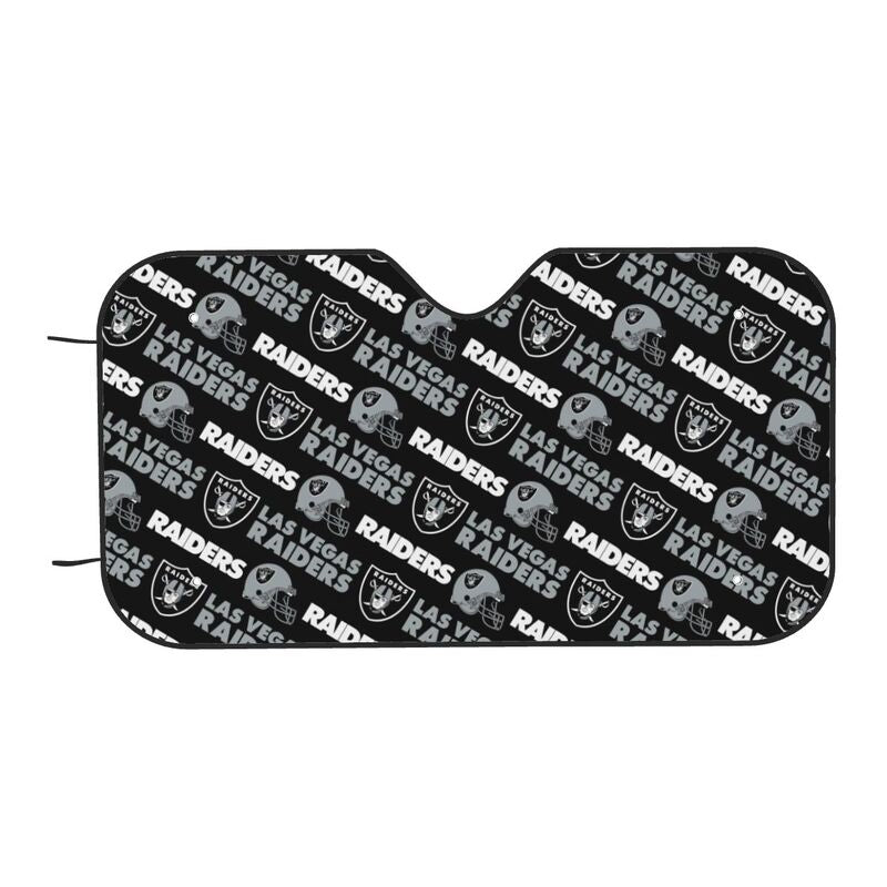 Las Vegas Raiders 3 Printed suitable for front Car windshield sunshades Car windshield sunshades