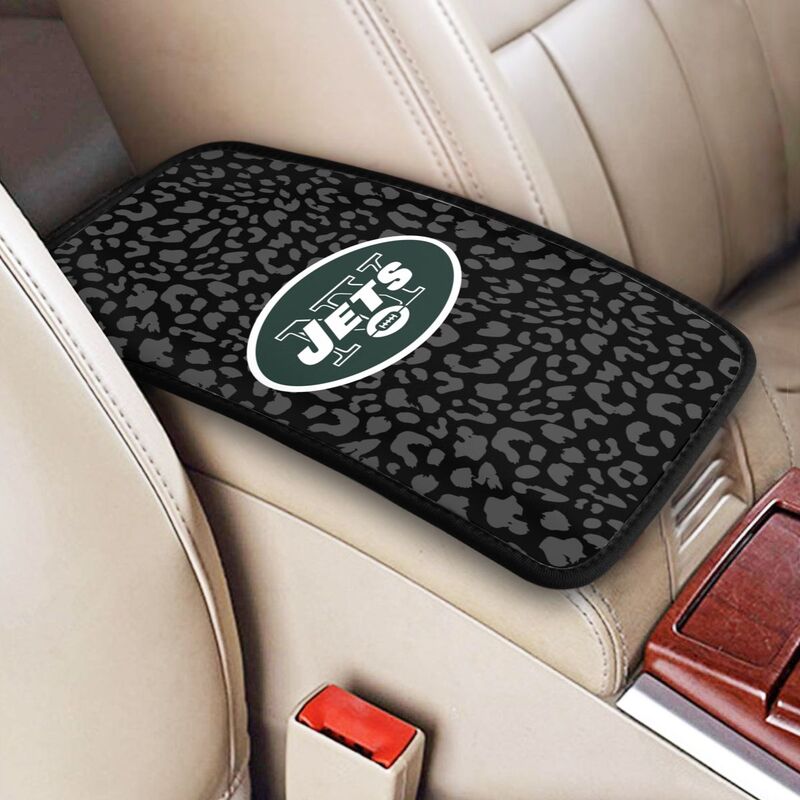 New York Jets 2 printed Car handrail box cushion Personalized car armrest cover