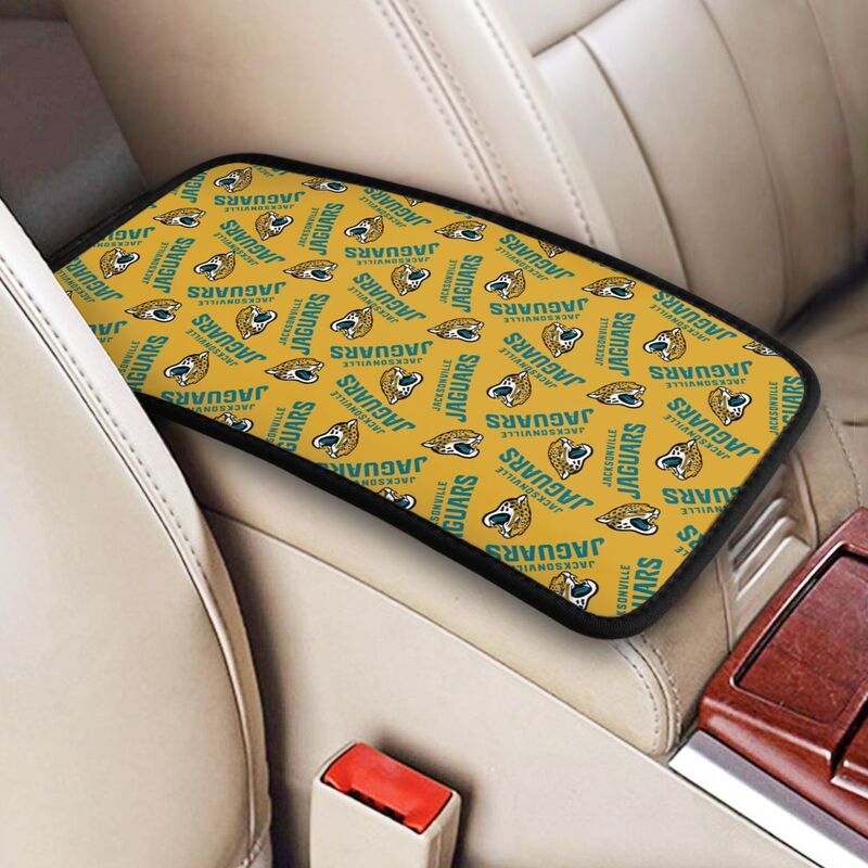 Jacksonville Jaguars Printed armrest protective cover car armrest box cushion