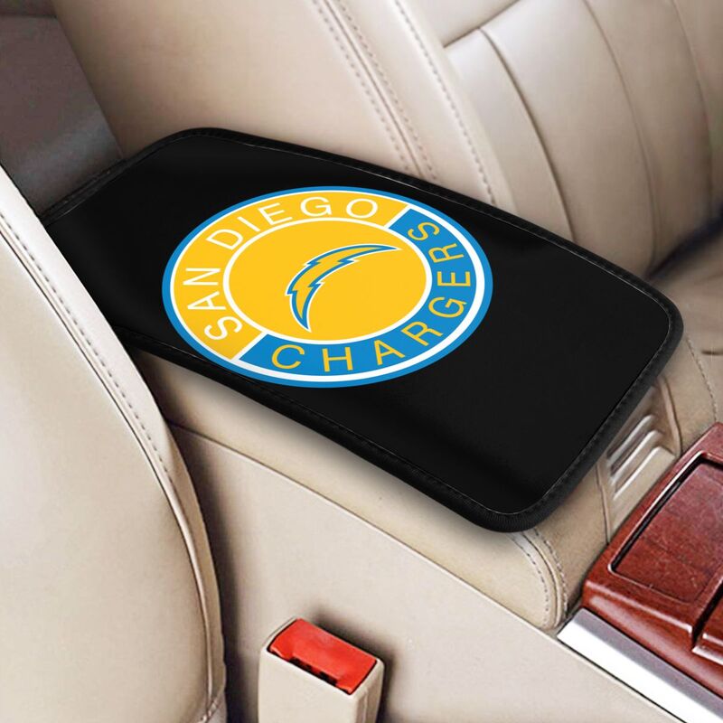 San Diego Chargers print car armrest protective cover Car center console armrest pad