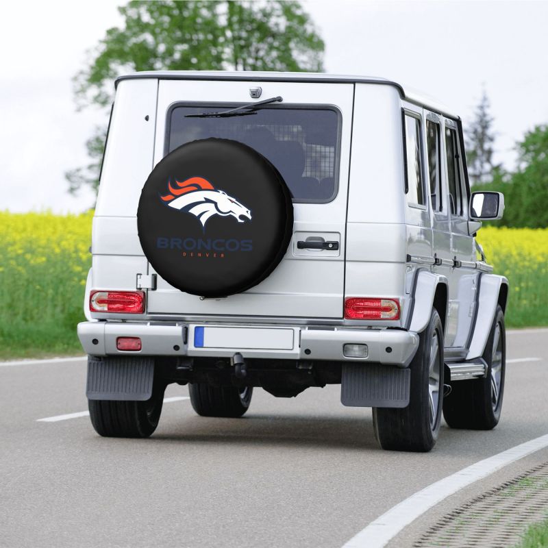 Denver Broncos Car tire protection cover spare tire waterproof and dustproof cover