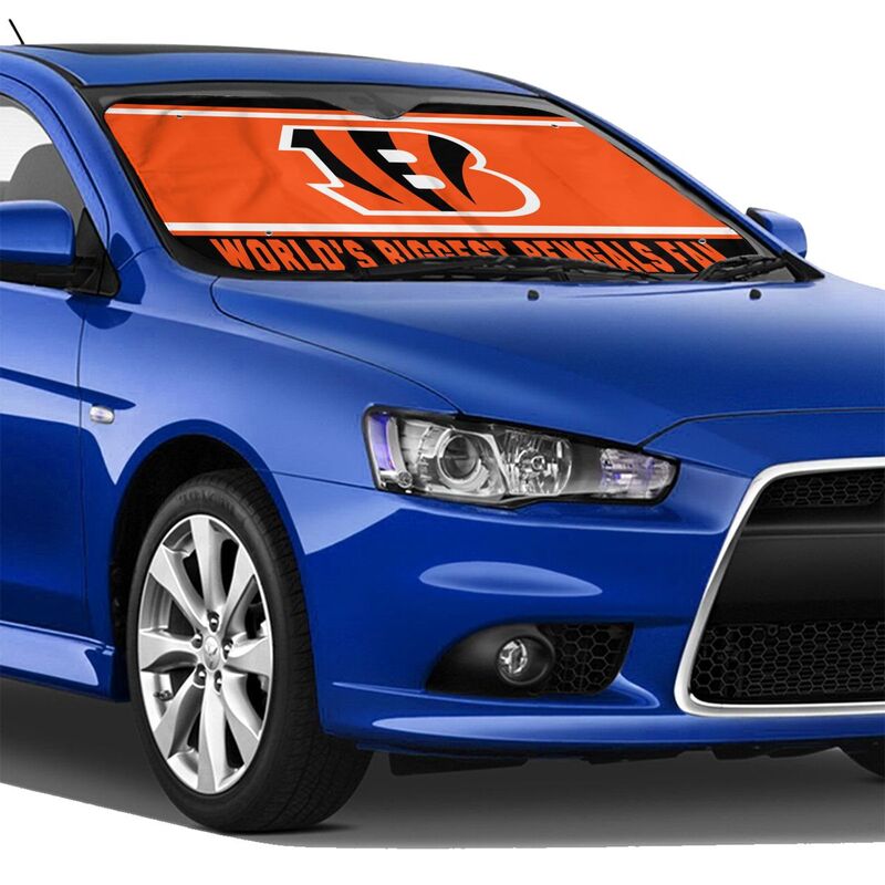 Cincinnati Bengals Printing is suitable for car front windshield sunshades Car windshield sunshades