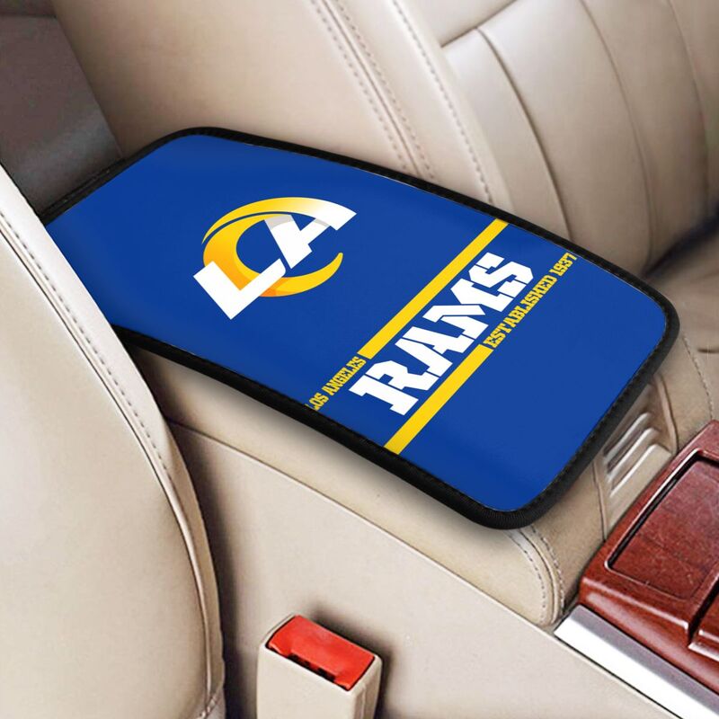 Los Angeles Rams Printed car armrest box pad Protective pad