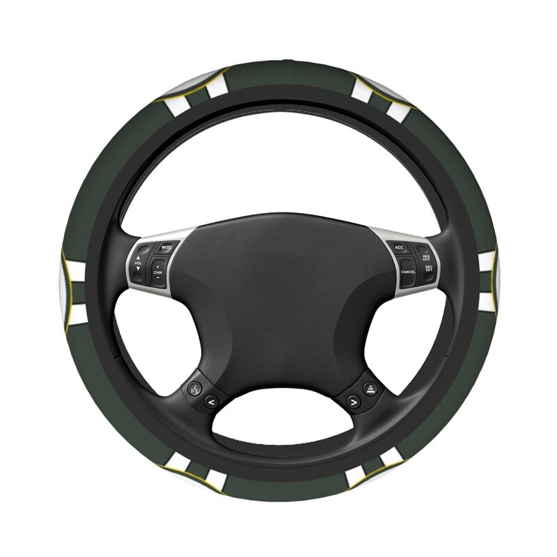 Green Bay Packers 1 Printed breathable elastic steering wheel cover anti slip cover