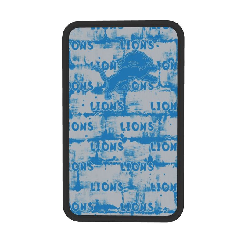 Detroit Lions print Car armrest box protective cover car center console armrest pad
