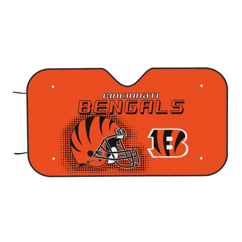 Cincinnati Bengals Printing Car windshield sunshades is suitable car front windshield sunshades