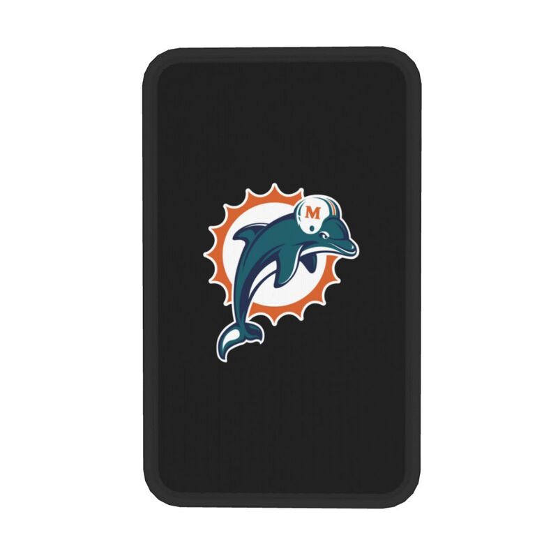 Miami Dolphins Printed car center armrest box pad anti slip pad