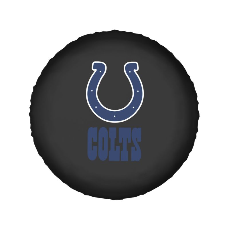 Indianapolis Colts 3 Car tire protective cover waterproof and dustproof tire cover
