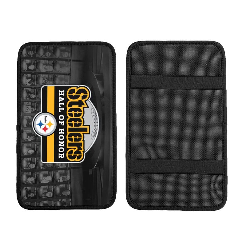 Car armrest box pad Pittsburgh Steelers 2 Printed central armrest box pad protective pad