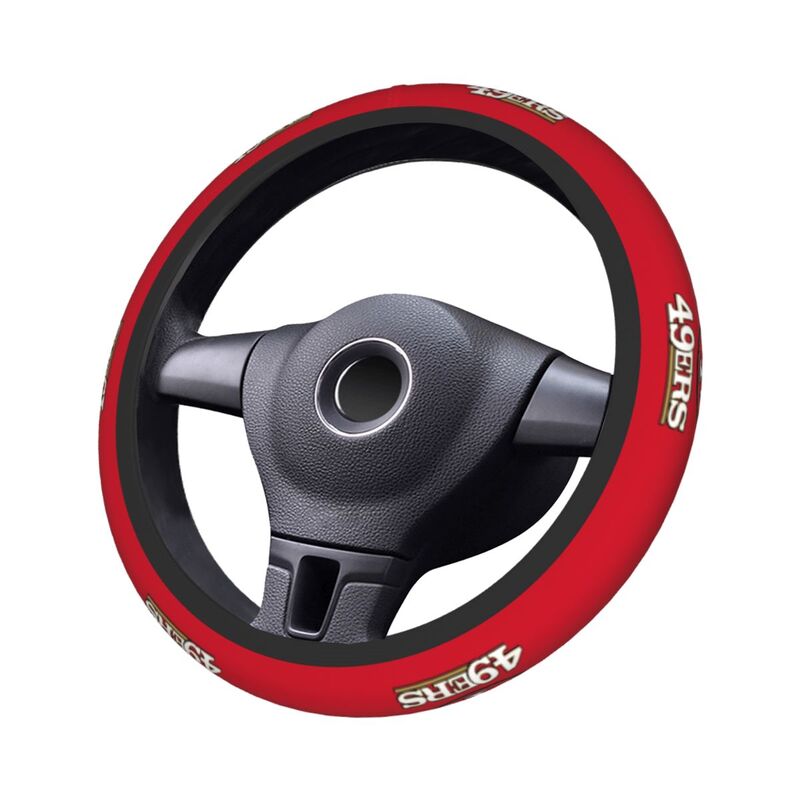 San Francisco 49ers Printed elastic steering wheel cover car steering wheel protective cover