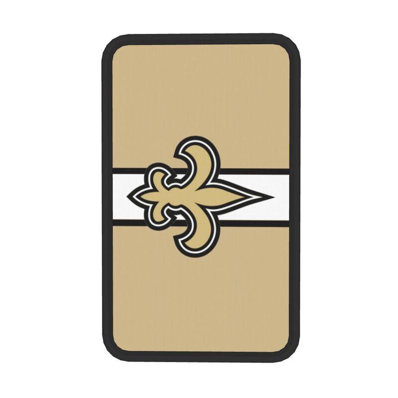 New Orleans Saints4 Printed car center armrest box pad anti slip pad