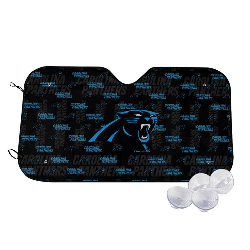 Carolina Panthers Printed is suitable for front Car windshield sunshades Car windshield sunshades