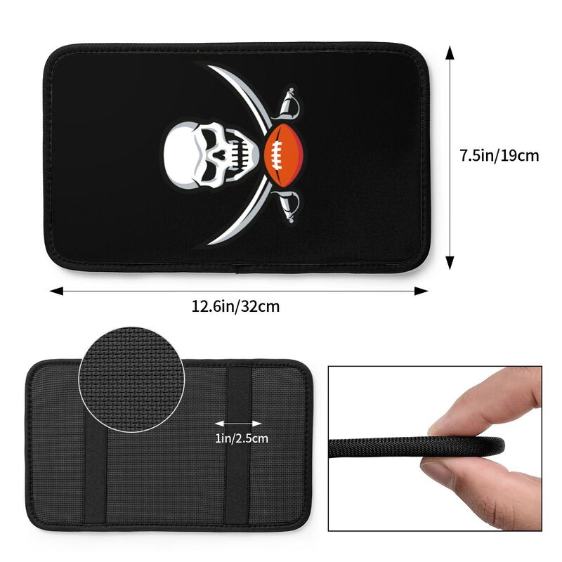 Tampa Bay Buccaneers Printed car armrest box pad anti-abrasion pad