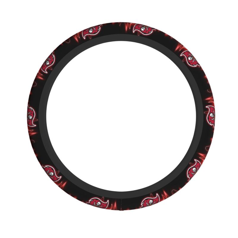 Tampa Bay Buccaneers 4 Printed car protective cover elastic steering wheel cover