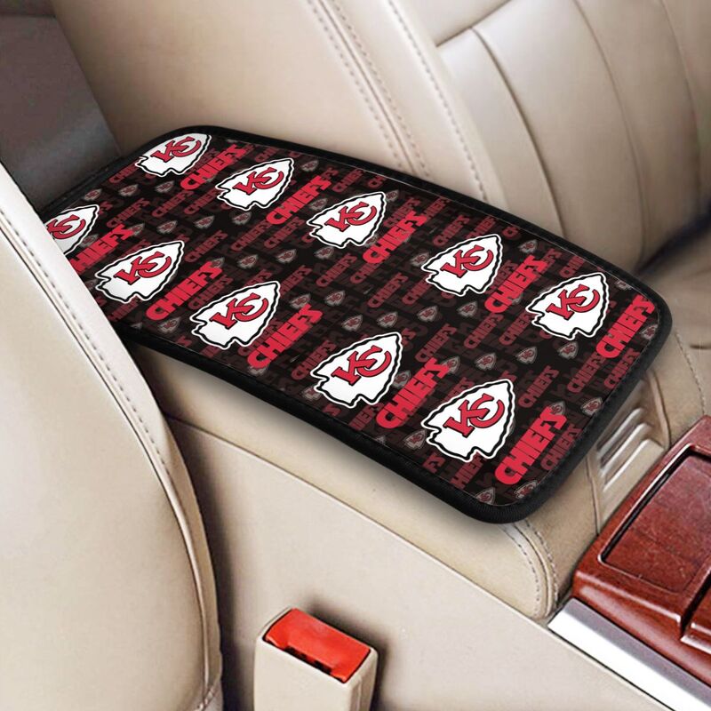 Kansas City Chiefs1 Protective pad for armrest box of printing vehicle
