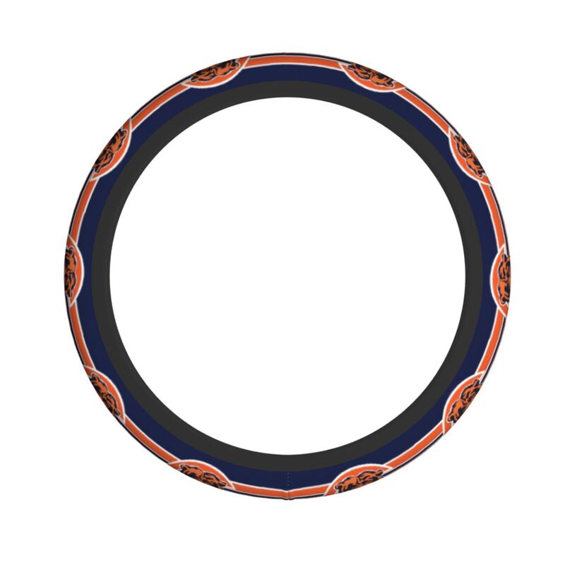 Chicago Bears 2 Printed elastic steering wheel cover anti slip breathable