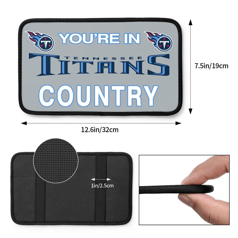 Tennessee Titans Printed car armrest box pad elbow support pad