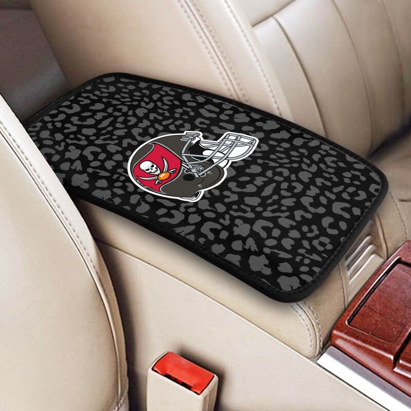 Tampa Bay Buccaneers 2 printed Car handrail box cushion Personalized car armrest cover