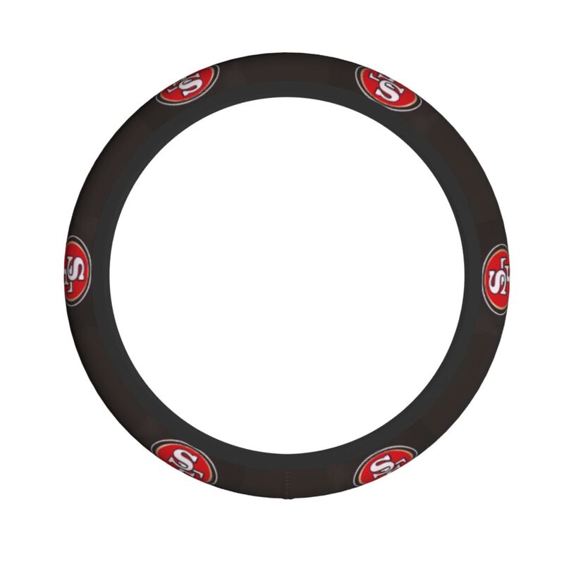 San Francisco 49ers 2 Printed breathable elastic steering wheel anti slip cover
