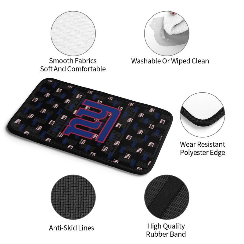 New York Giants printed Car handrail cushion Personalized car armrest cover