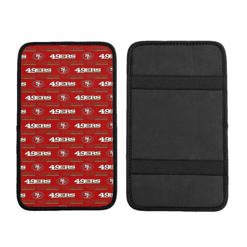 San Francisco 49ers Printed armrest protective cover car armrest box cushion