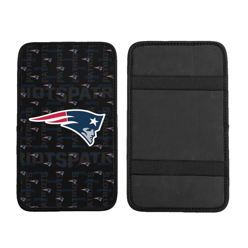 New England Patriots 2 printed Car handrail cushion Personalized car armrest cover