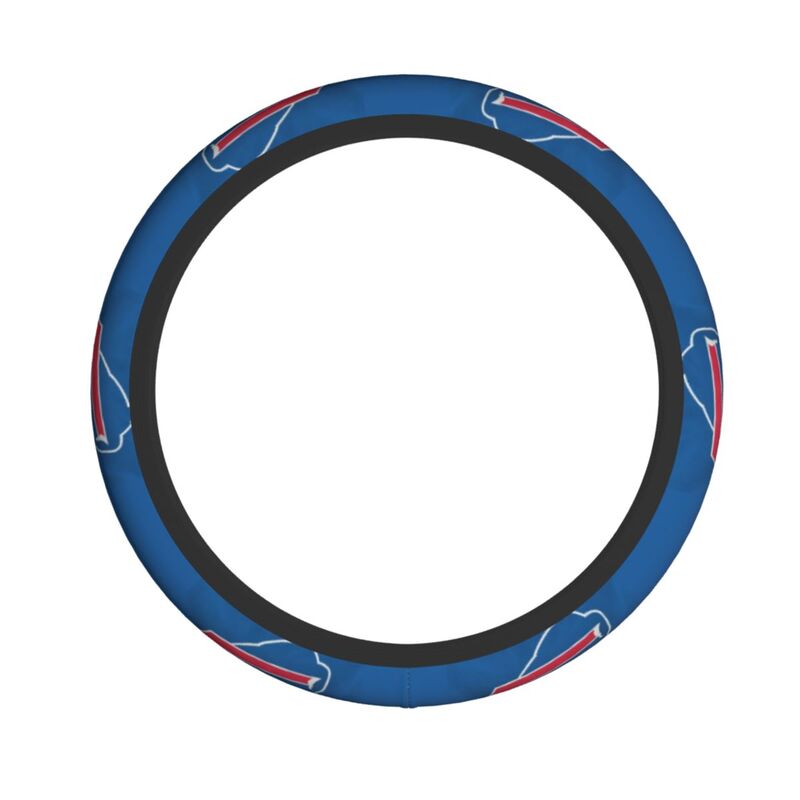 Buffalo Bills 1 Printed breathable elastic steering wheel anti slip cover