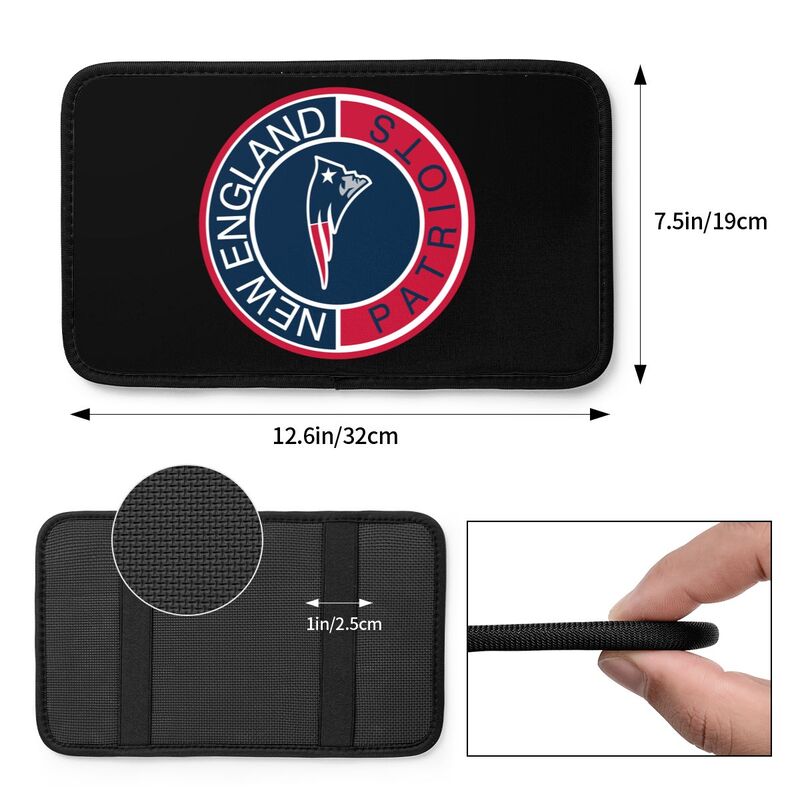 New England Patriots print car armrest protective cover Car center console armrest pad