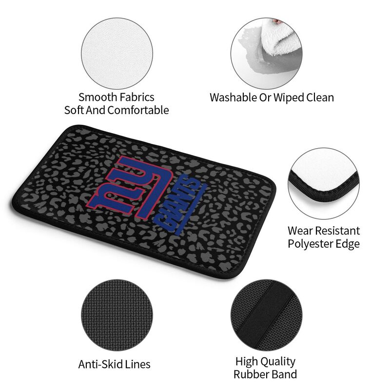 New York Giants 2 printed Car handrail box cushion Personalized car armrest cover