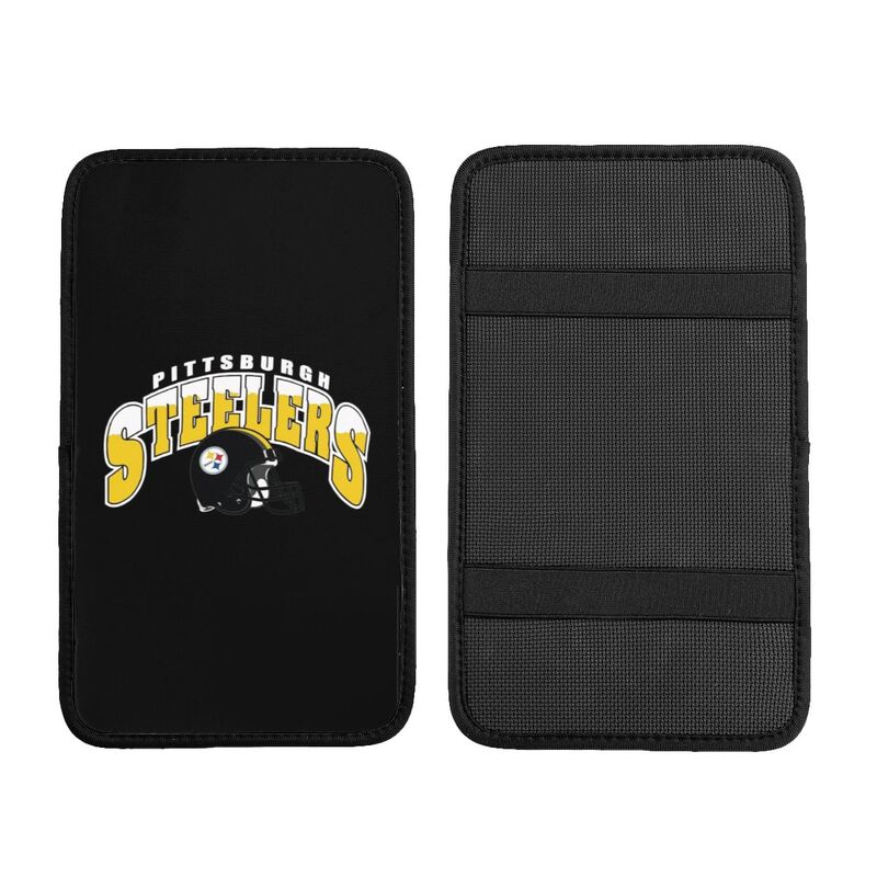 Car armrest box pad Pittsburgh Steelers 4 Printed central armrest box pad protective pad