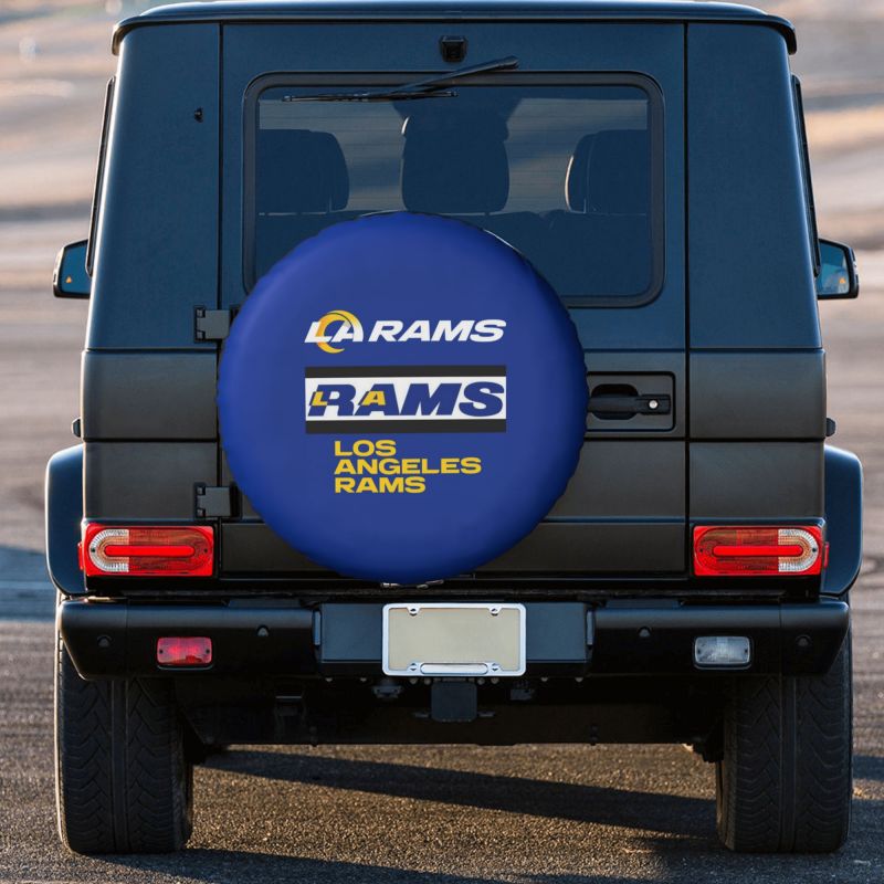 Los Angeles Rams 4 Car tire protective cover waterproof and dustproof tire cover