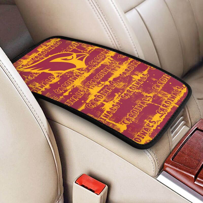 Arizona Cardinals print Car armrest box protective cover car center console armrest pad