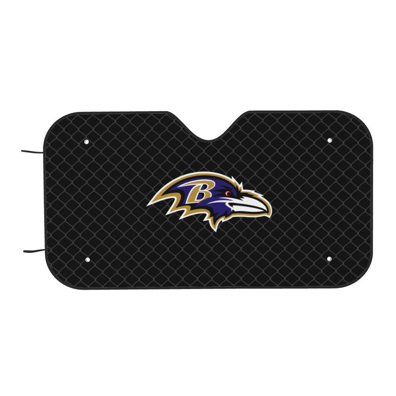 Baltimore Ravens Print Car windshield sunshades is suitable front Car windshield sunshades