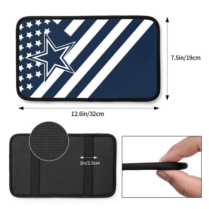 Dallas Cowboys3 Protective pad for armrest box of printing vehicle