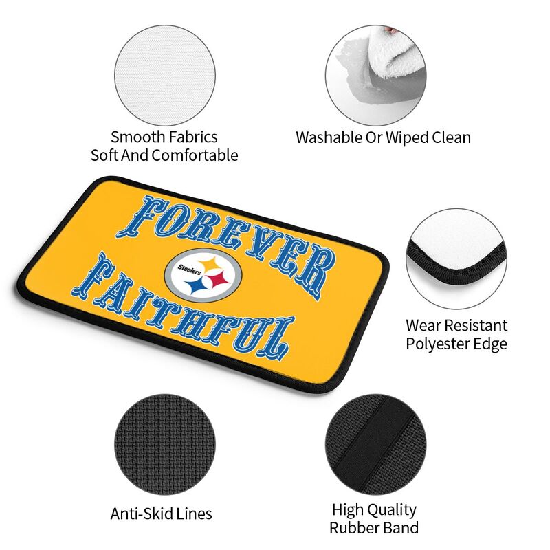 Pittsburgh Steelers Print car armrest box cover armrest protective cover