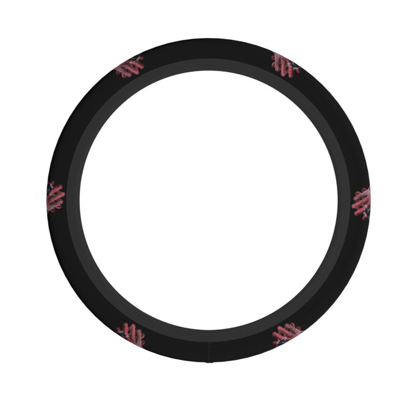 Houston Texans 4 Printed breathable elastic steering wheel cover anti slip cover