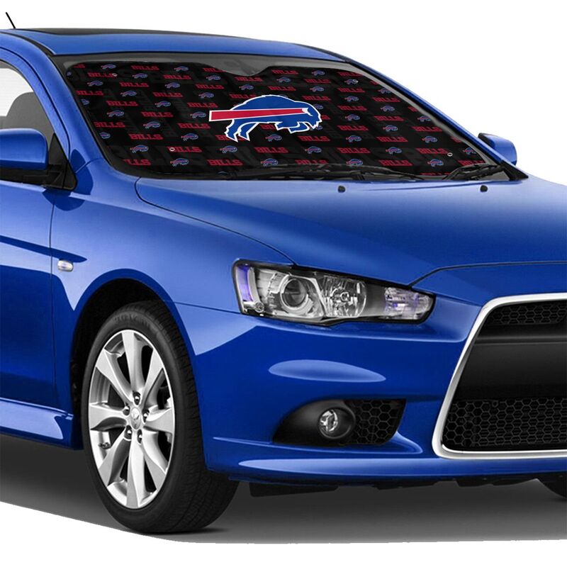 Buffalo Bills 3 Printed is suitable for front Car windshield sunshades Car windshield sunshades