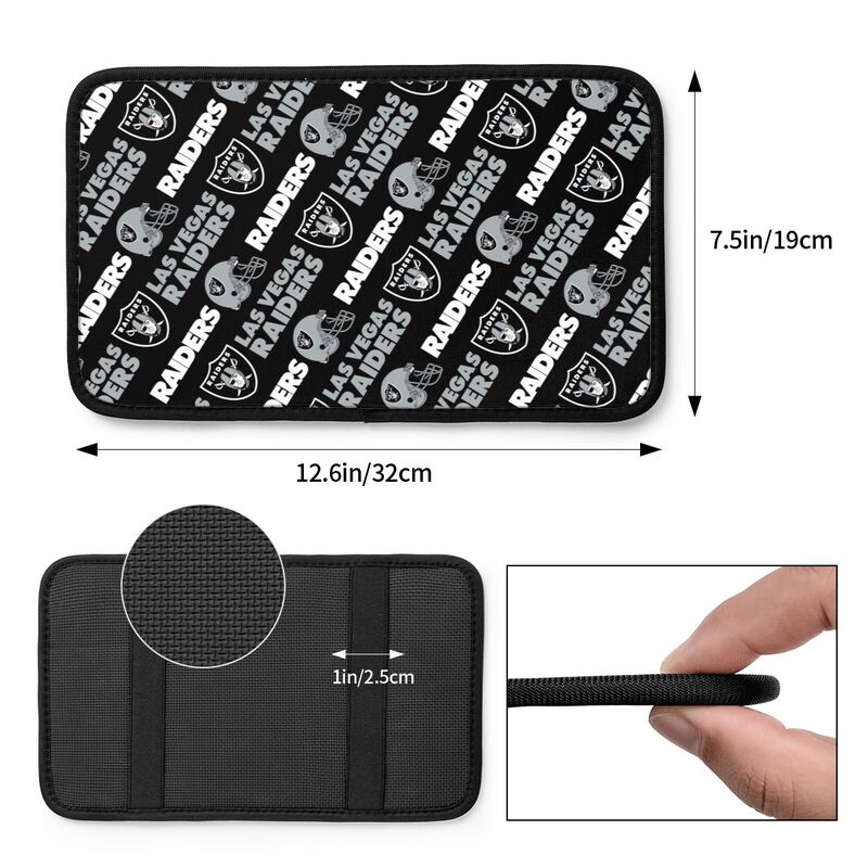 Las Vegas Raiders Printing car armrest box protective pad