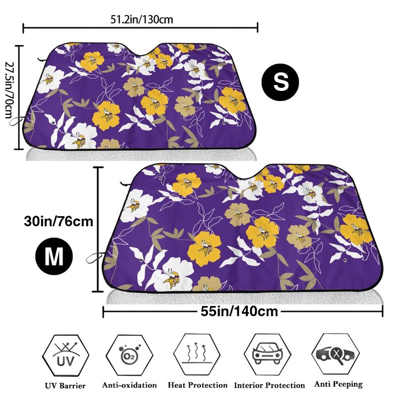 Minnesota Vikings Printed car windshield sunshade front windshield sunshade (multi size)