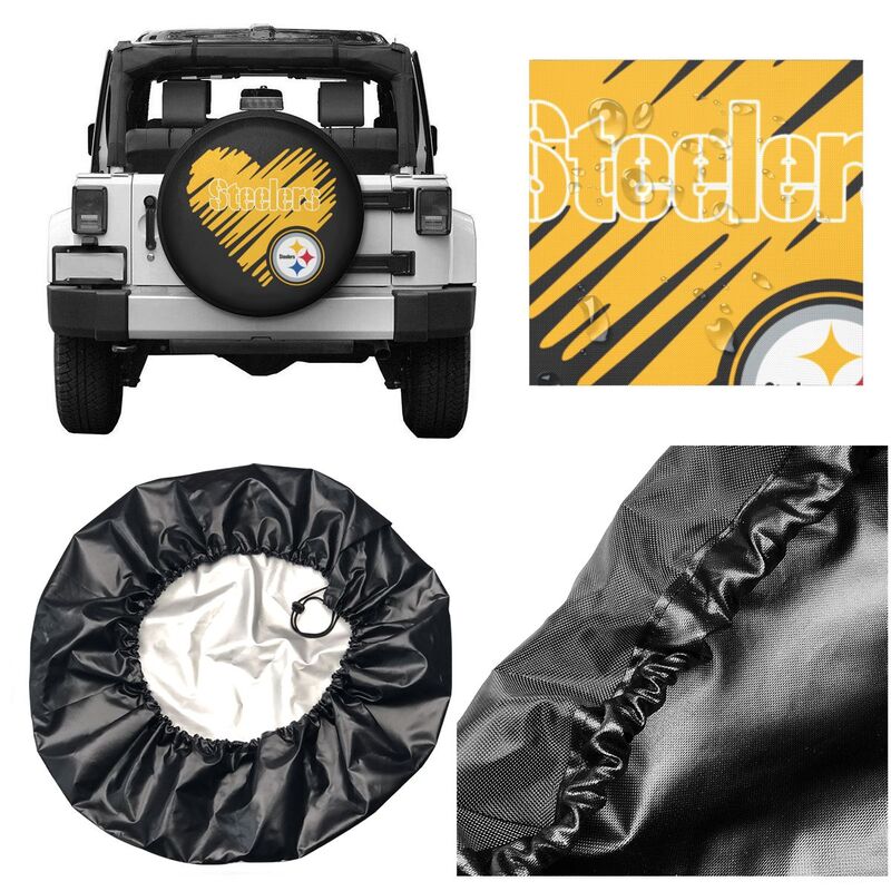 Pittsburgh Steelers Printed car spare tire dust protection cover tire protection cover