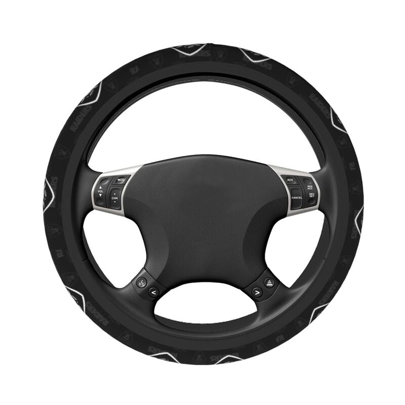 Las Vegas Raiders Printed elastic steering wheel cover breathable protective cover