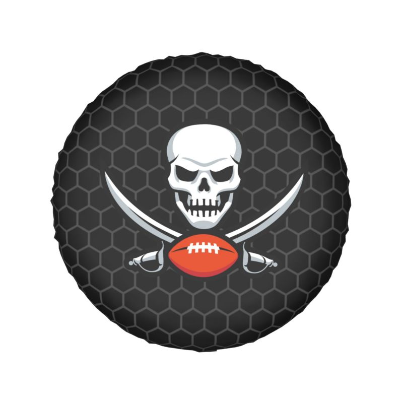 Tampa Bay Buccaneers 2 Grid printed car tire cover dustproof and waterproof tire cover