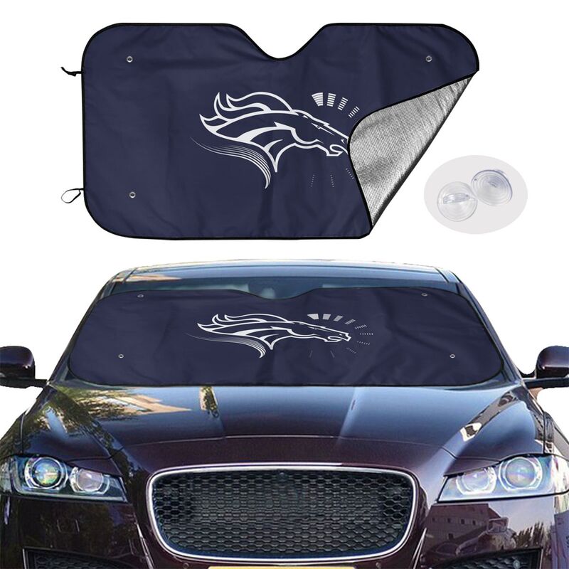 Denver Broncos Print Car windshield sunshades suitable for front Car windshield sunshades