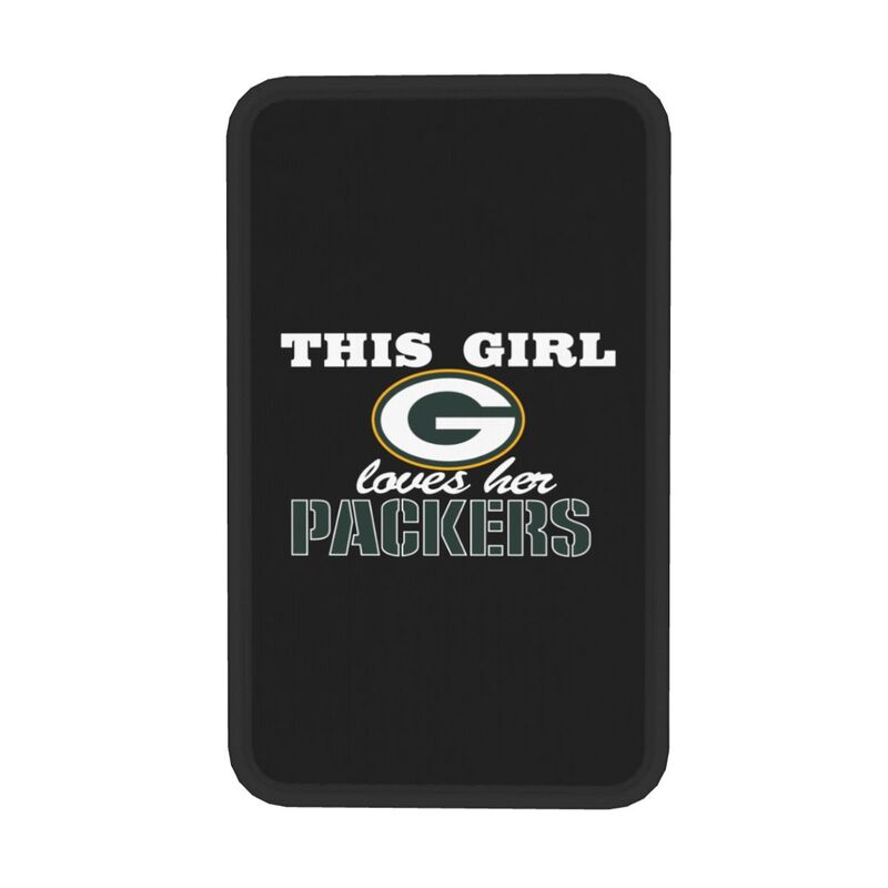 Green Bay Packers Printing car center console pad car armrest protective cover