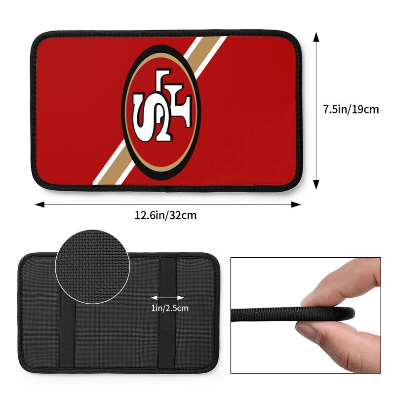 San Francisco 49ers Protective pad for armrest box of printing vehicle
