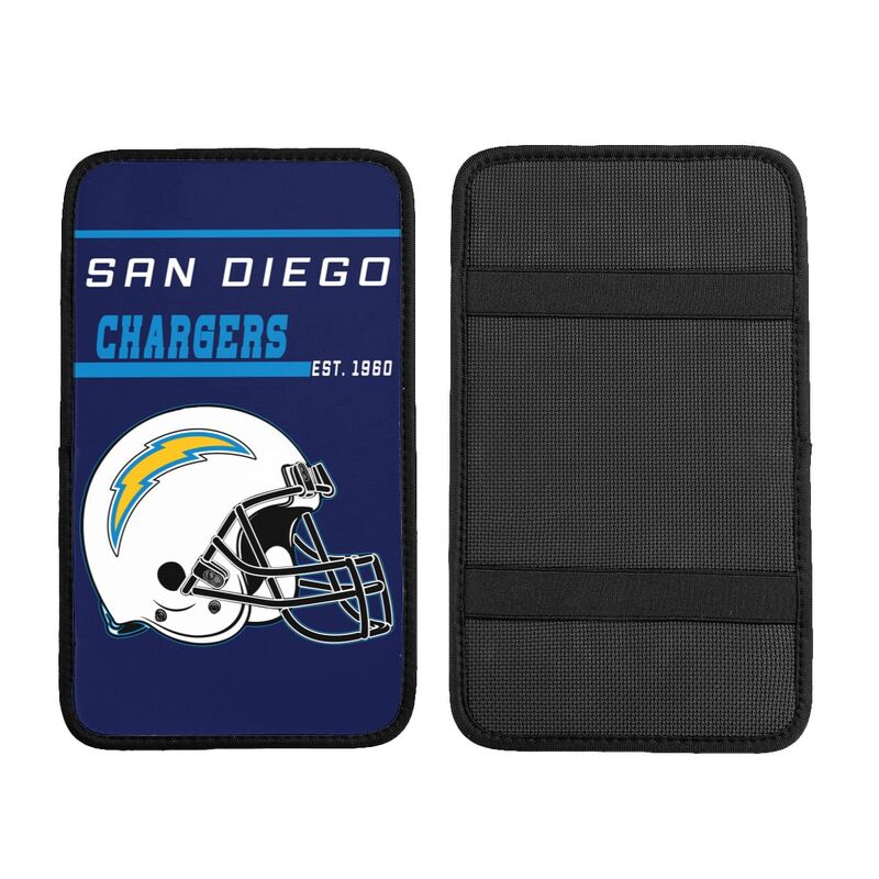 San Diego Chargers Print car armrest box cushion armrest protective cover