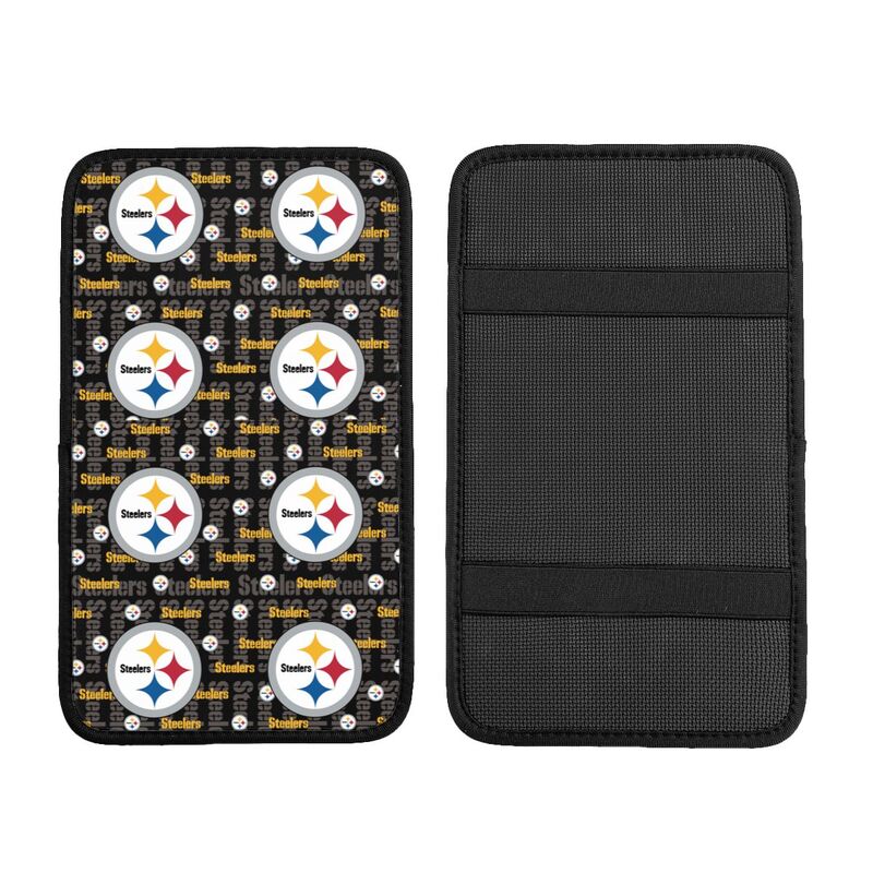 Pittsburgh Steelers1 Protective pad for armrest box of printing vehicle