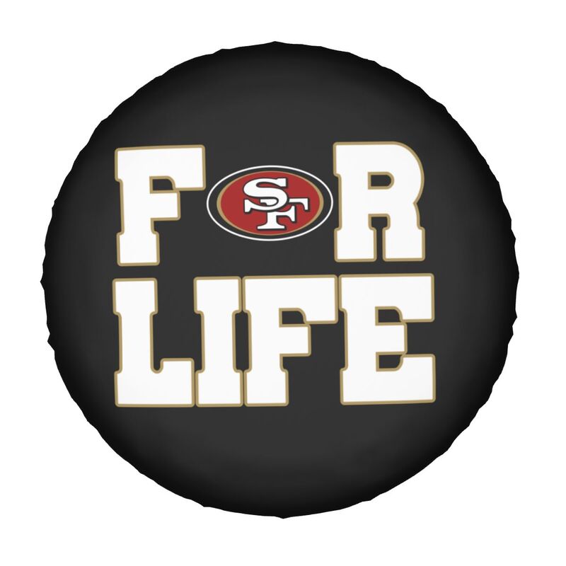 San Francisco 49ers Printing tire protection cover car spare tire dust protection cover